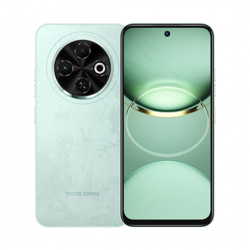 Смартфон Tecno Spark 30C (KL5n) 4/128GB Magic Skeen Green (4894947051807) | ARAGO