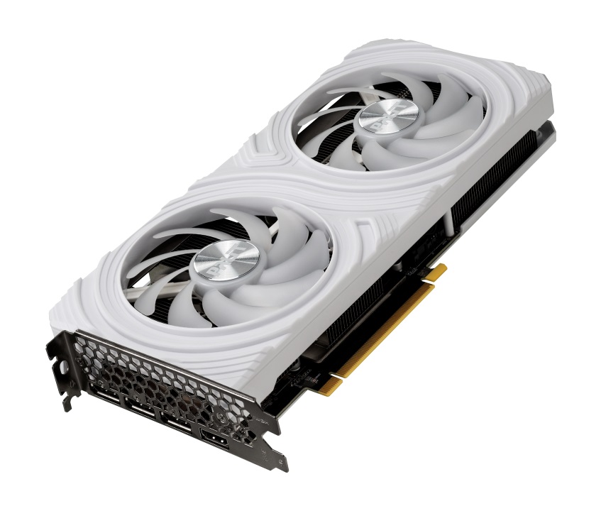 Відеокарта GF RTX 4070 12GB GDDR6 White OC Palit (NE64070S19K9-1048L) | ARAGO