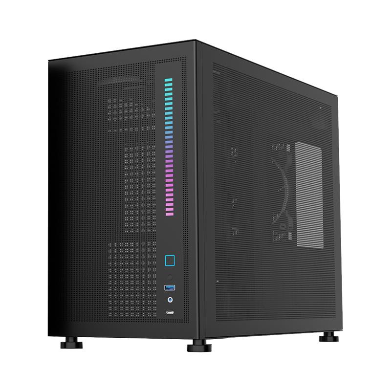Корпус 1stPlayer Mi6-1F2-BK Black без БЖ | ARAGO
