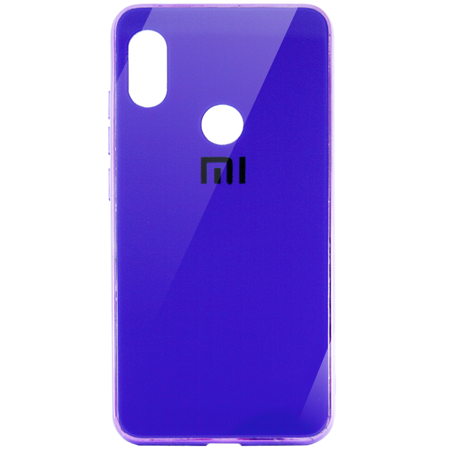 Силикон Glass Case Samsung A20E фиолетовый | ARAGO