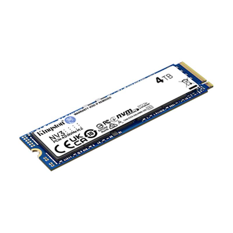 Накопичувач SSD 4TB M.2 NVMe Kingston NV3 M.2 2280 PCIe Gen4.0 x4 (SNV3S/4000G) | ARAGO