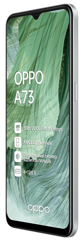 Смартфон Oppo A73 4/128GB Dual Sim Classic Silver | ARAGO