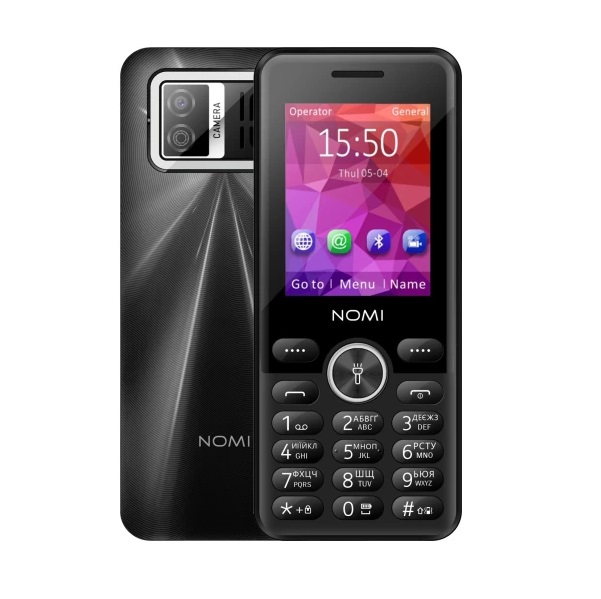 Мобiльний телефон Nomi i2412 Dual Sim Black | ARAGO