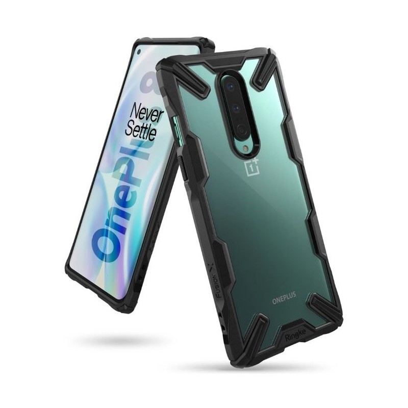 Чехол-накладка Ringke Fusion X для OnePlus 8 Black (RCO4743) | ARAGO
