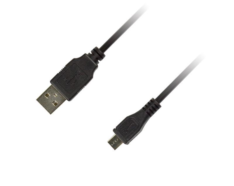 Кабель Piko USB - micro USB V2.0 (M/M), 1 м, Black (1283126474088) | ARAGO