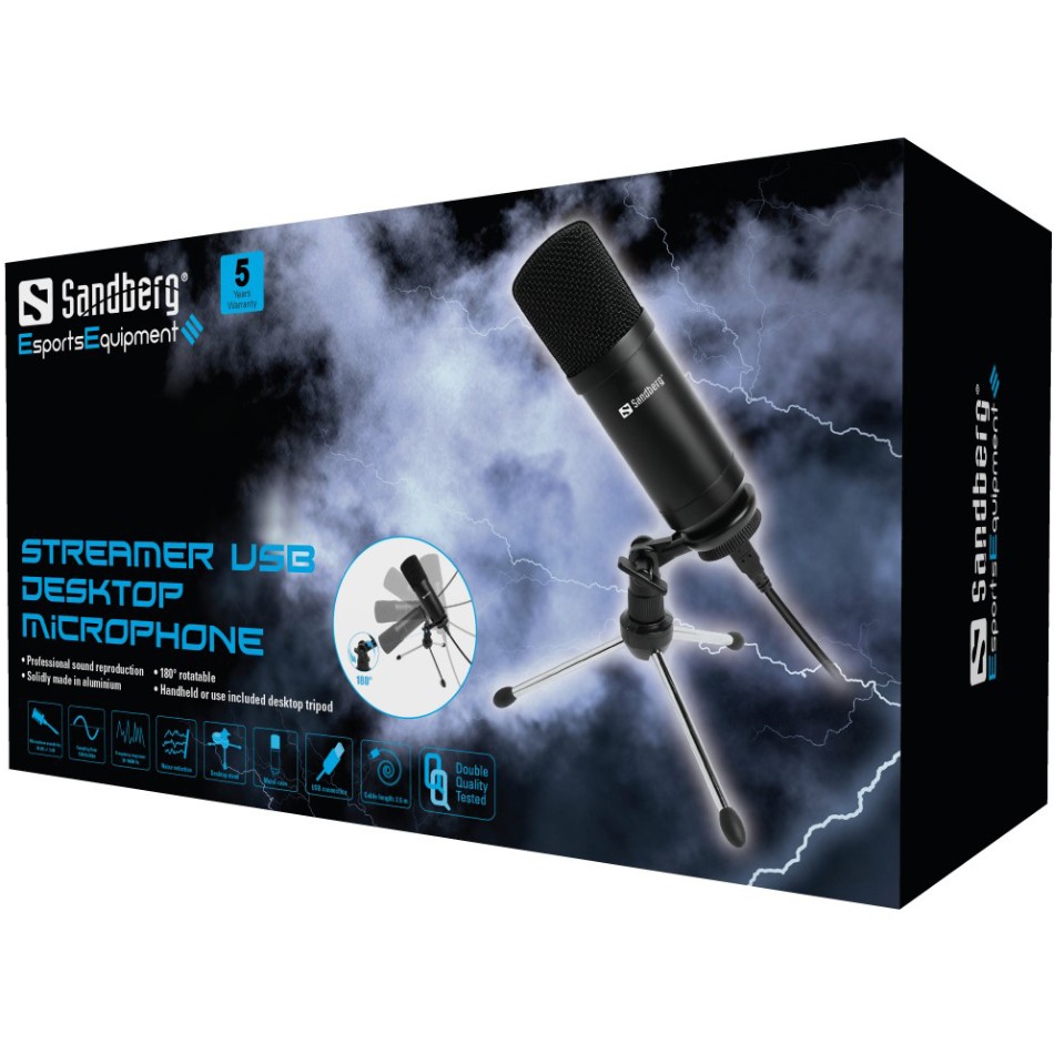 Мiкрофон Sandberg Desk USB (126-09) | ARAGO
