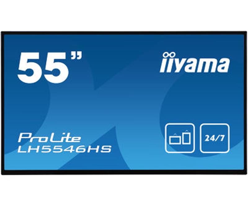 Iiyama 54.6" LH5546HS-B1 IPS Black | ARAGO