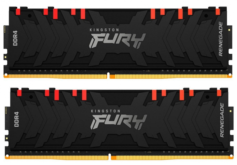 Модуль пам`яті DDR4 2x8GB/4000 Kingston Fury Renegade RGB (KF440C19RB2AK2/16) | ARAGO