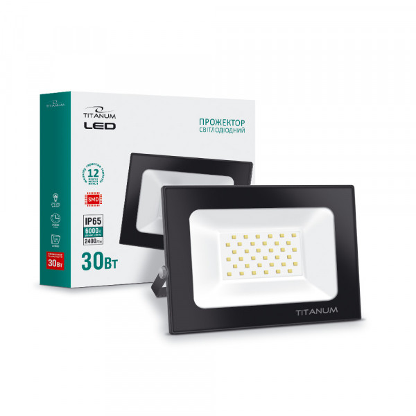 картинка LED прожектор TITANUM TLF306 30W 6000K от магазина Компания+