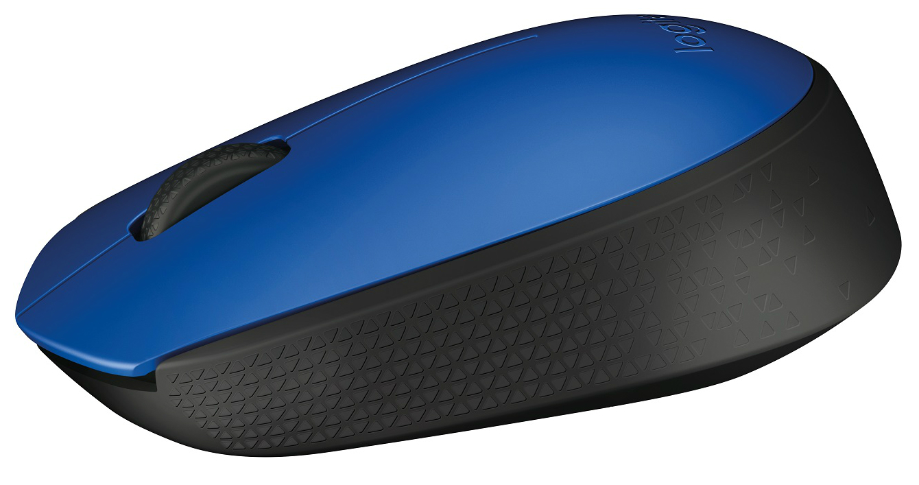 Миша бездротова Logitech M171 Blue/Black (910-004640) | ARAGO