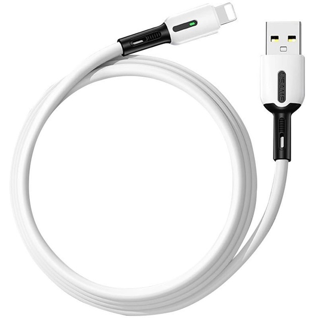 Кабель Usams US-SJ456 USB - Lightning, 2 м, White (SJ456USB01) | ARAGO