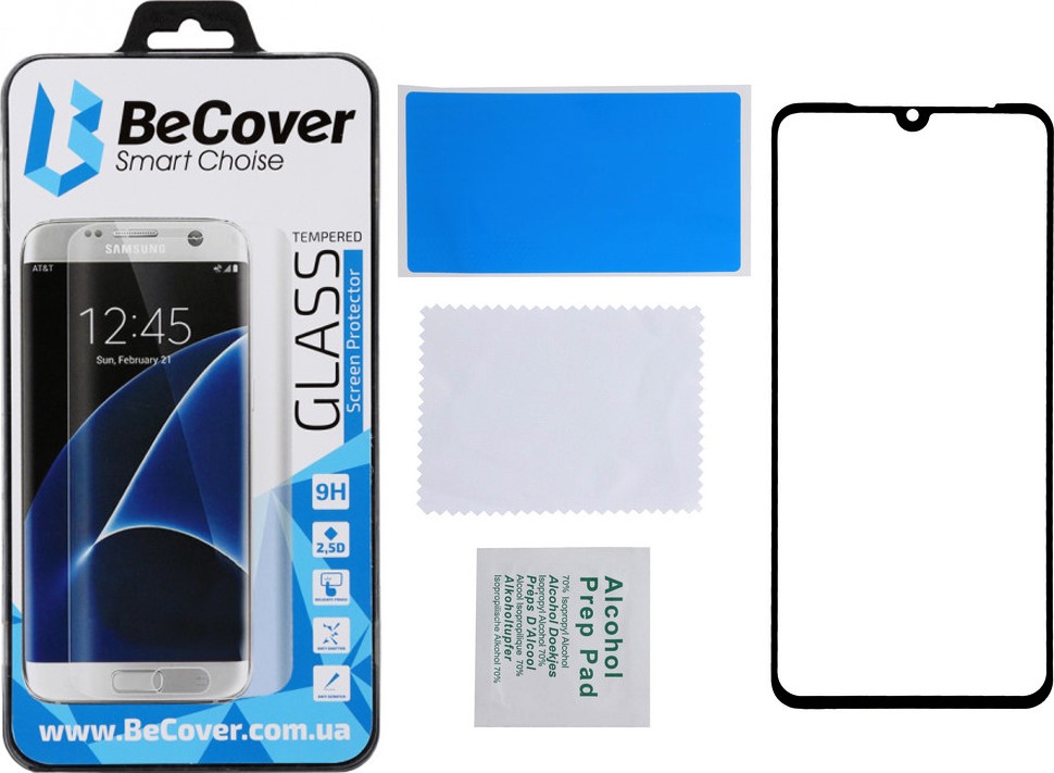 Захисне скло BeCover для Oppo A52 Black (705107) | ARAGO