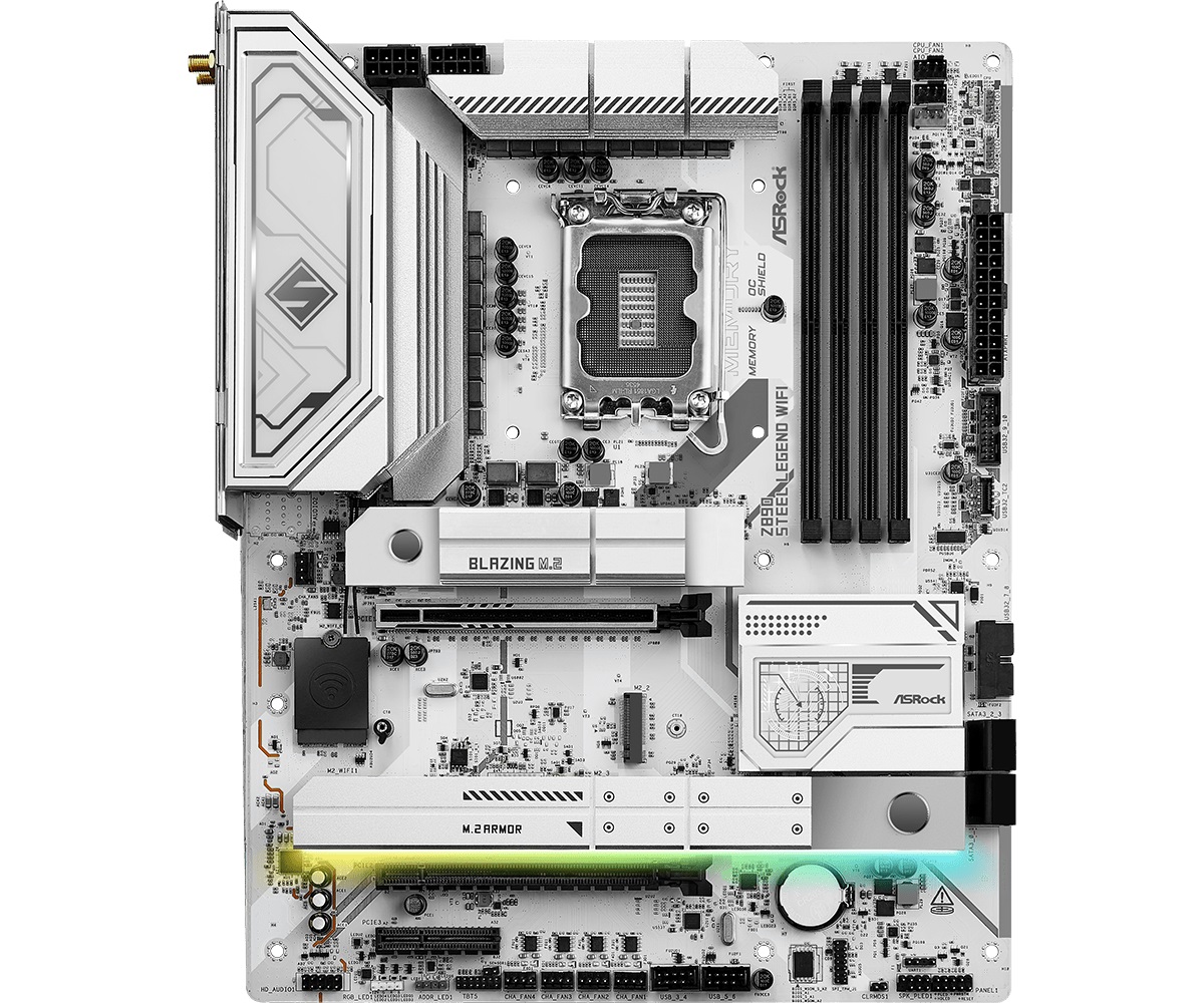 Материнська плата ASRock Z890 Steel Legend WiFi Socket 1851 | ARAGO