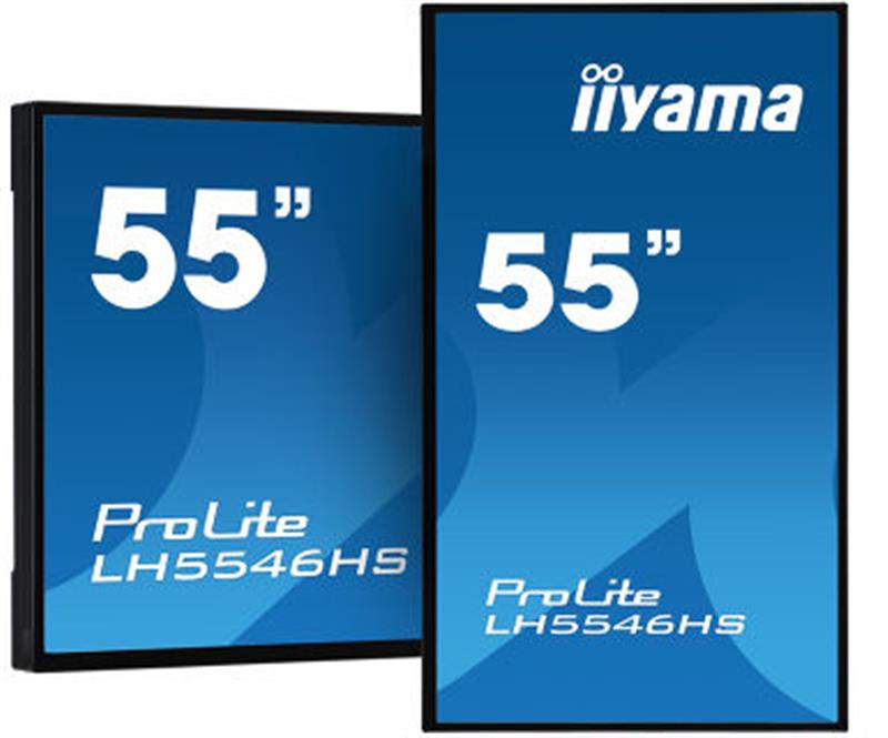Iiyama 54.6" LH5546HS-B1 IPS Black | ARAGO