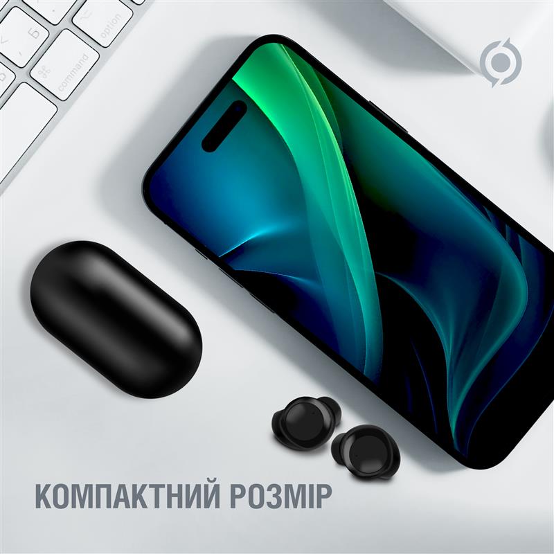 Bluetooth-гарнiтура Piko TWS-MusicBox Black (1283126583414) | ARAGO