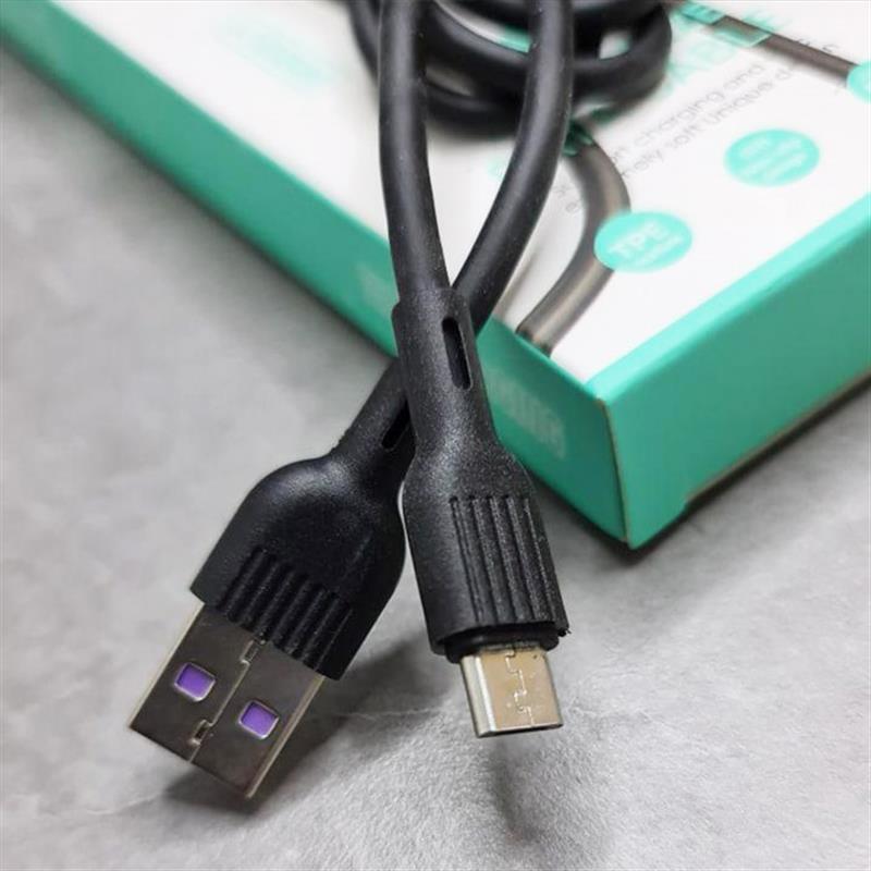 Кабель SkyDolphin S03V USB - micro USB (M/M), 1 м, Black (USB-000420) | ARAGO