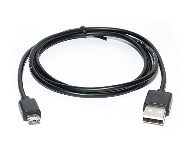 Кабель REAL-EL Pro USB - micro USB V 2.0 (M/M), 2 м, чорний (EL123500025) | ARAGO