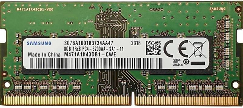 SO-DIMM 8GB/3200 DDR4 Samsung (M471A1K43EB1-CWE) | ARAGO