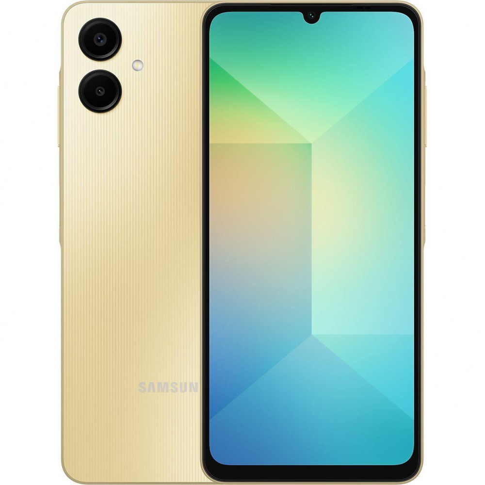 Смартфон Samsung Galaxy A06 SM-A065 4/128GB Gold (SM-A065FZDGSEK) | ARAGO