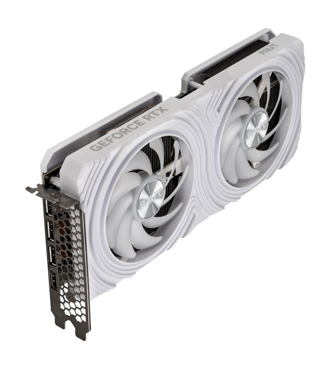 Відеокарта GF RTX 4070 12GB GDDR6 White OC Palit (NE64070S19K9-1048L) | ARAGO