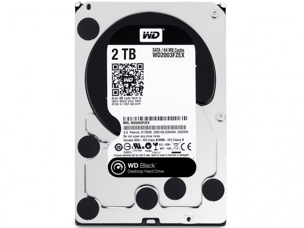 HDD SATA 2.0TB WD Black 7200rpm 64MB (WD2003FZEX) | ARAGO