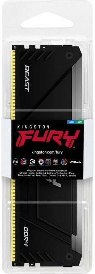 Модуль пам`ятi DDR4 16GB/3200 Kingston Fury Beast RGB (KF432C16BB2A/16) | ARAGO