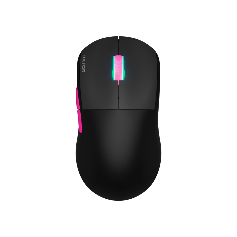 Миша бездротова Hator Quasar 2 Ultra 4K Wireless Black/Pink (HTM570BP) | ARAGO