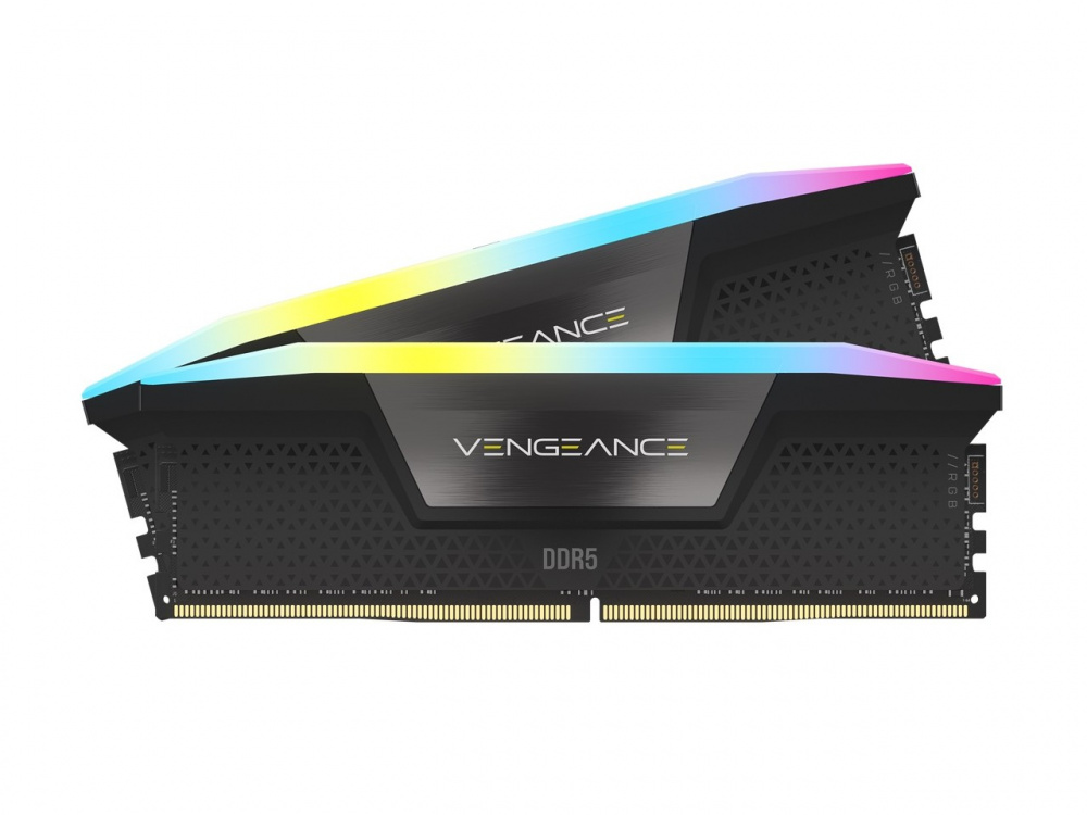 Модуль пам`ятi DDR5 2x24GB/6000 Corsair Vengeance RGB Black (CMH48GX5M2E6000C36) | ARAGO