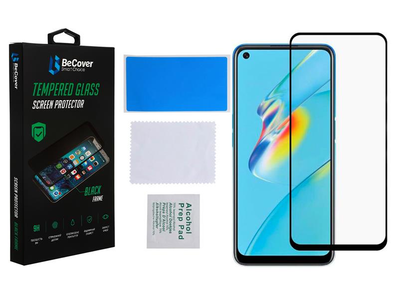 Захисне скло BeCover для Oppo A54 Black (706655) | ARAGO