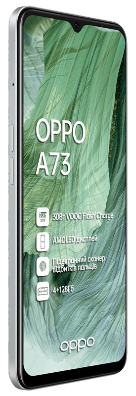 Смартфон Oppo A73 4/128GB Dual Sim Classic Silver | ARAGO