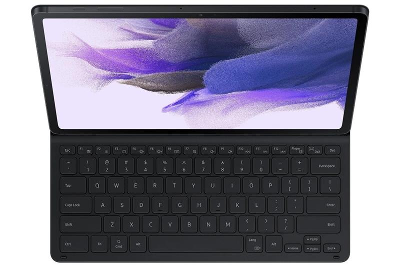 Чохол-клавіатура Samsung для Samsung Galaxy Tab S7 FE/Tab S7 Plus/S8 Plus Black (EF-DT730BBRGRU) | ARAGO