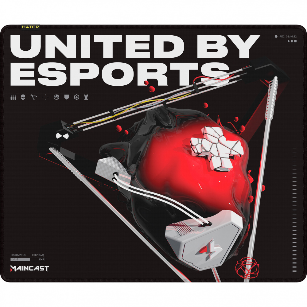 Iгрова поверхня Hator Tonn eSport L Maincast Edition (HTP-033) | ARAGO