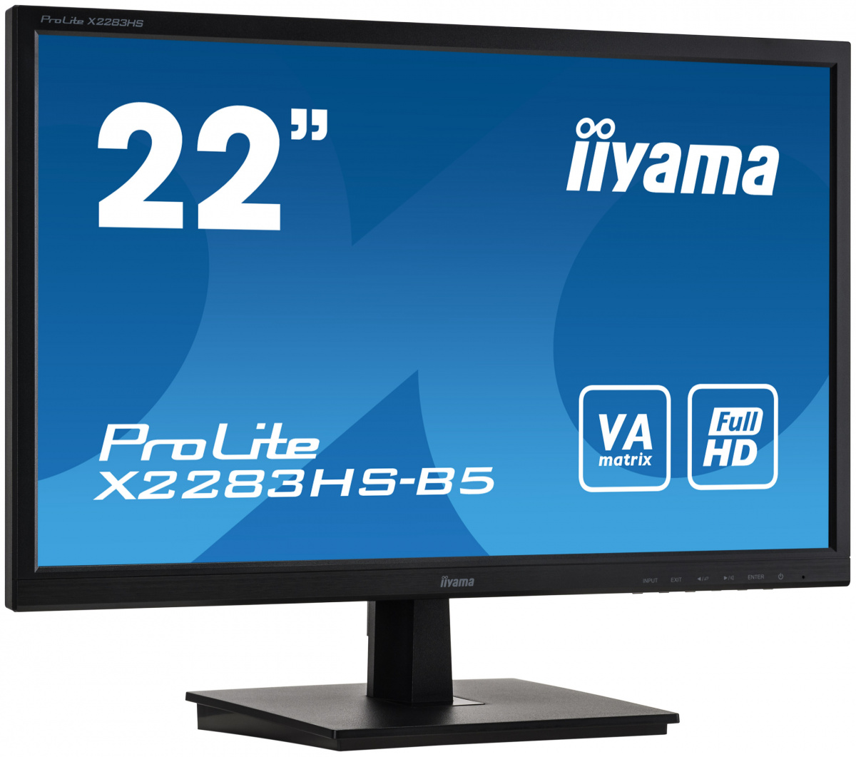Iiyama 21.5" X2283HS-B5 VA Black | ARAGO
