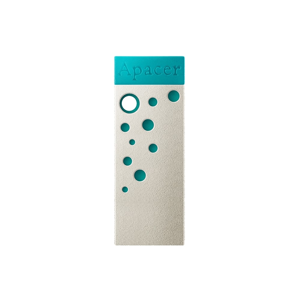 Флеш-накопичувач USB2.0 64GB Apacer AH11J Turquoise Green (AP64GAH11JG-1) | ARAGO