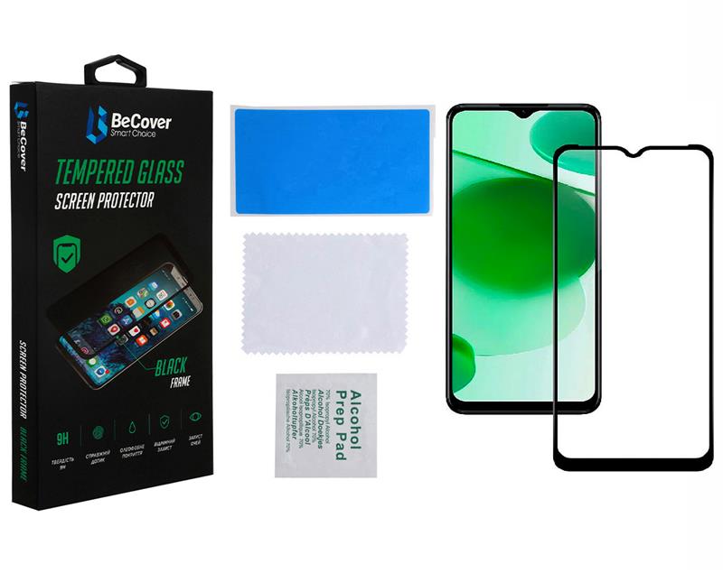 Захисне скло BeCover для Realme C35 Black (708155) | ARAGO