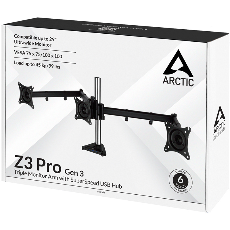 картинка Настільне кріплення Arctic Z3 Pro Gen 3 Black (AEMNT00051A) от магазина Компания+