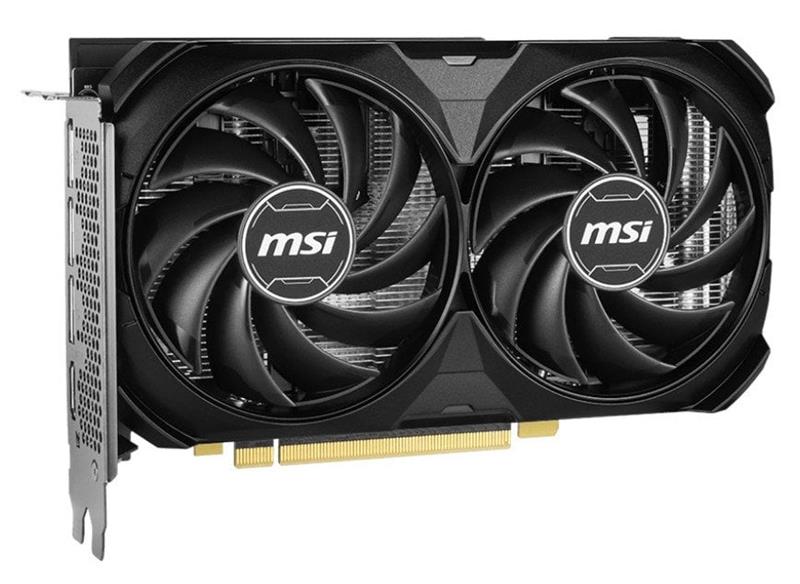 Відеокарта GF RTX 4060 Ti  8GB GDDR6 Ventus 2X Black E1 OC MSI (GeForce RTX 4060 Ti 8G VENTUS 2X BLACK E1 OC) | ARAGO