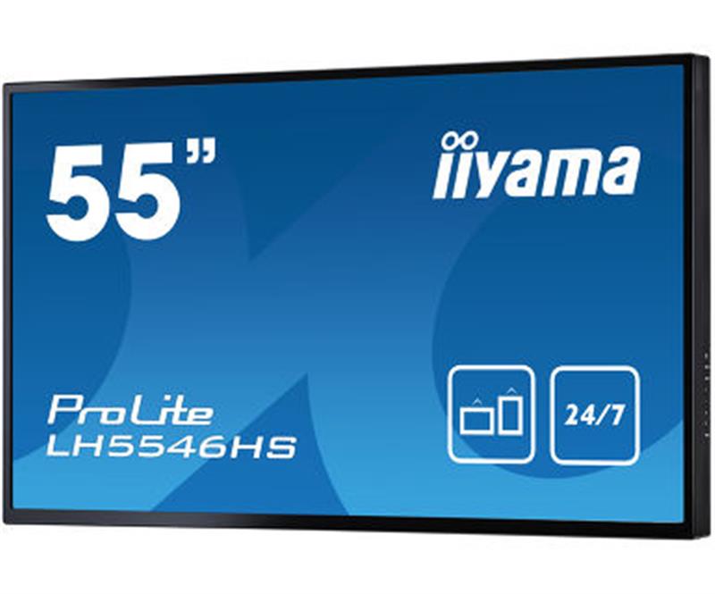 Iiyama 54.6" LH5546HS-B1 IPS Black | ARAGO