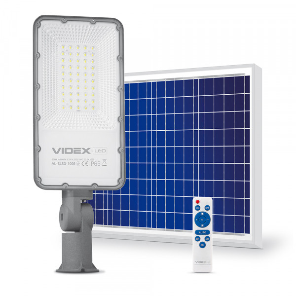 картинка LED вуличний ліхтар автономний VIDEX  40W 5000K от магазина Компания+