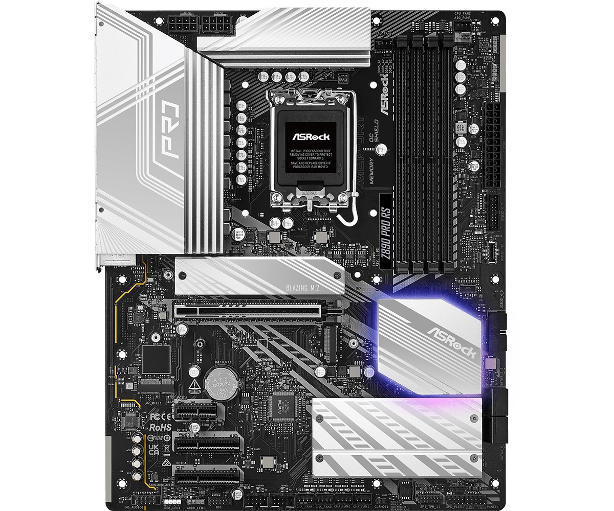 Материнська плата ASRock Z890 Pro RS Socket 1851 | ARAGO