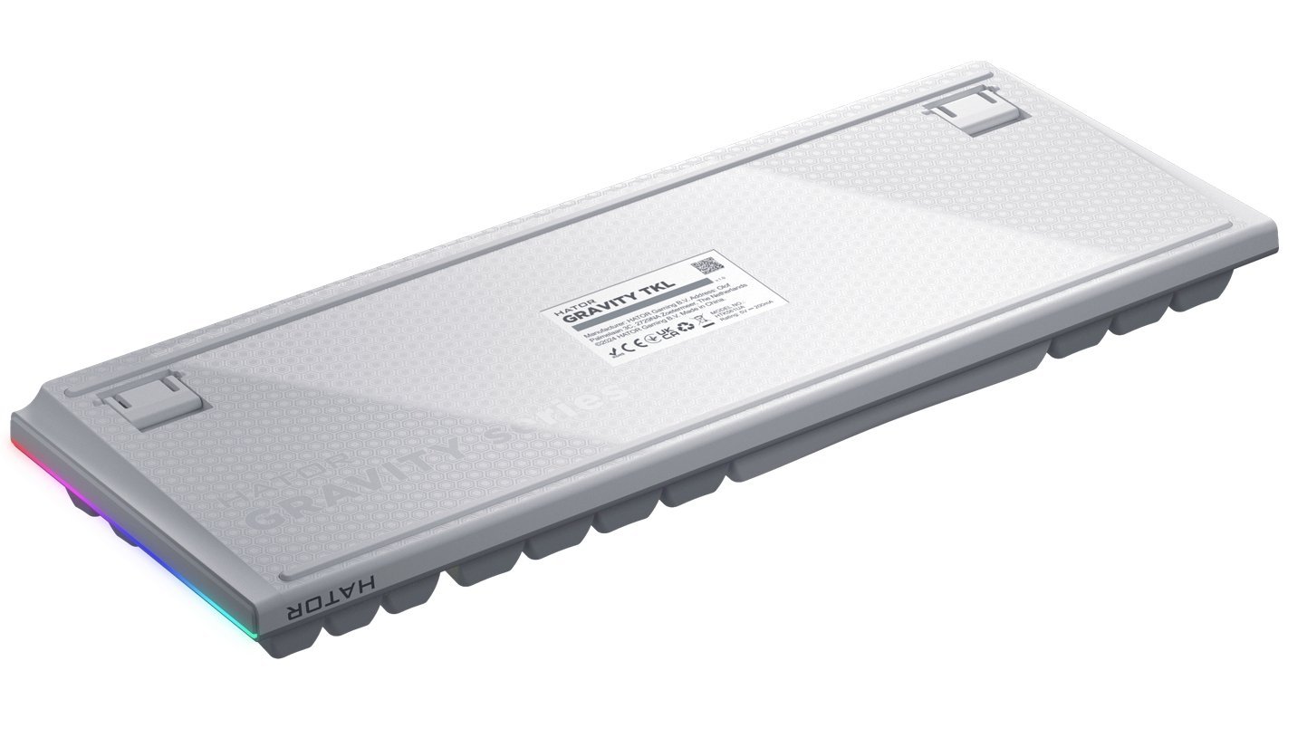 Клавіатура Hator Gravity TKL Orange White (HTK561UA) | ARAGO