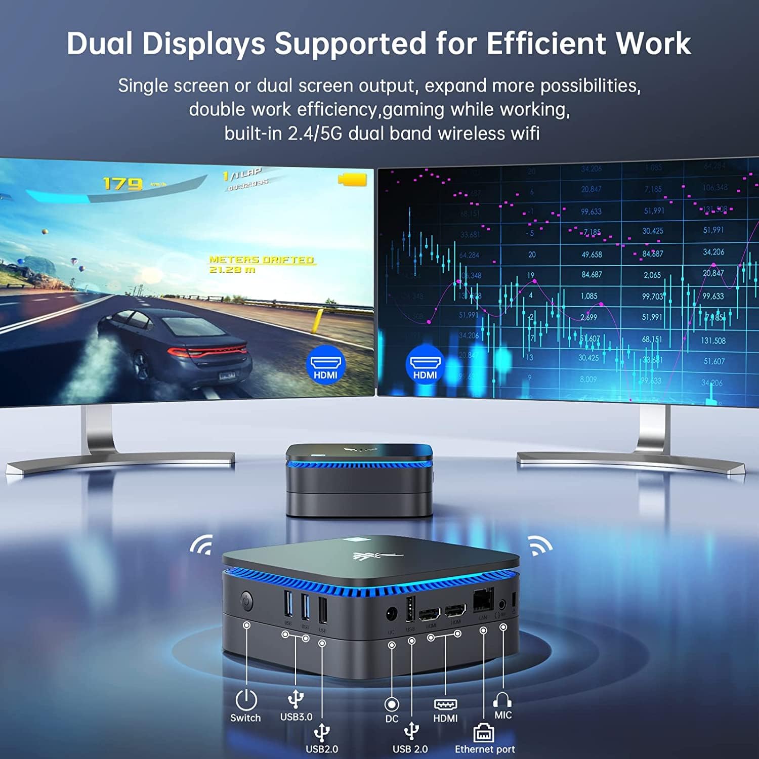 Неттоп NiPoGi AK1 Pro (665878535575) | ARAGO