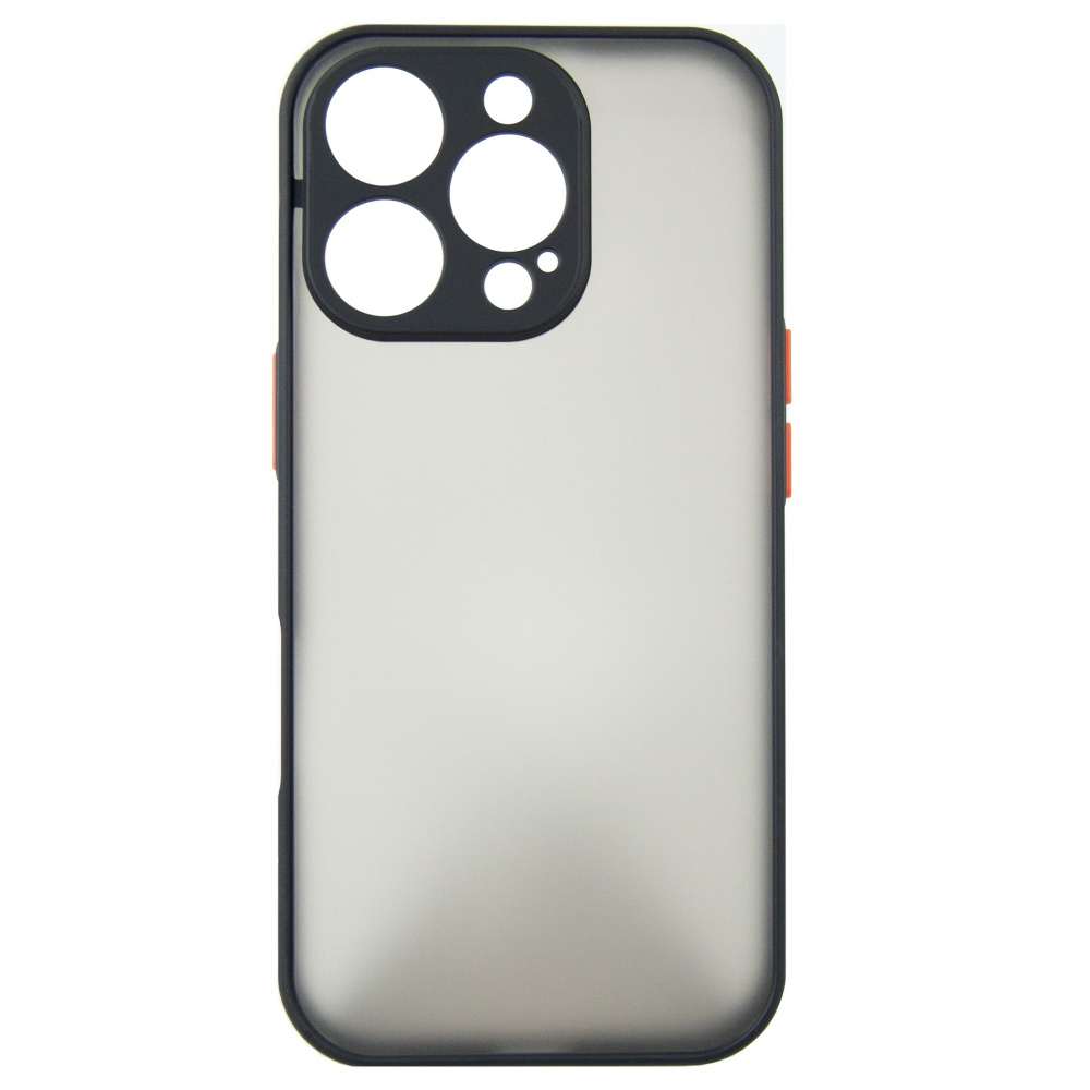 Чохол-накладка Dengos Matt для Apple iPhone 16 Pro Black (DG-TPU-MATT-150) | ARAGO
