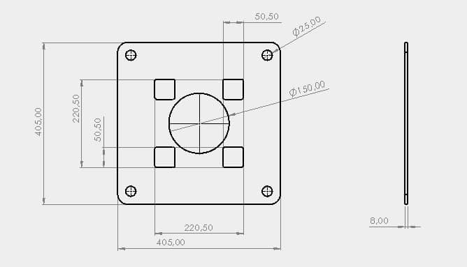 картинка Стовб вуличний 30W 4000K от магазина Компания+