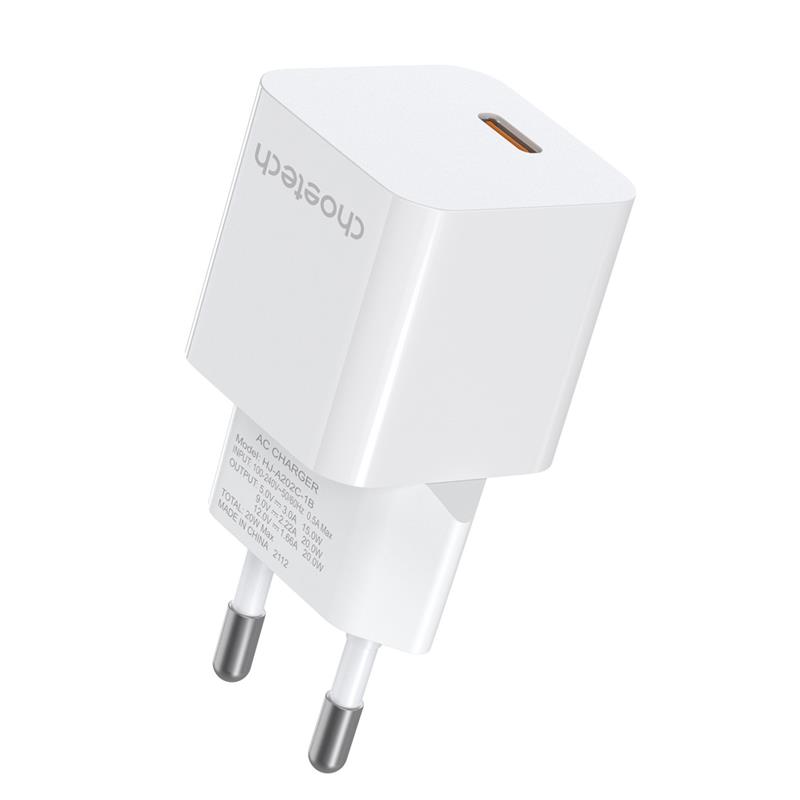 Мережевий зарядний пристрій Choetech (1USBх3A) White (PD5010-EU) | ARAGO