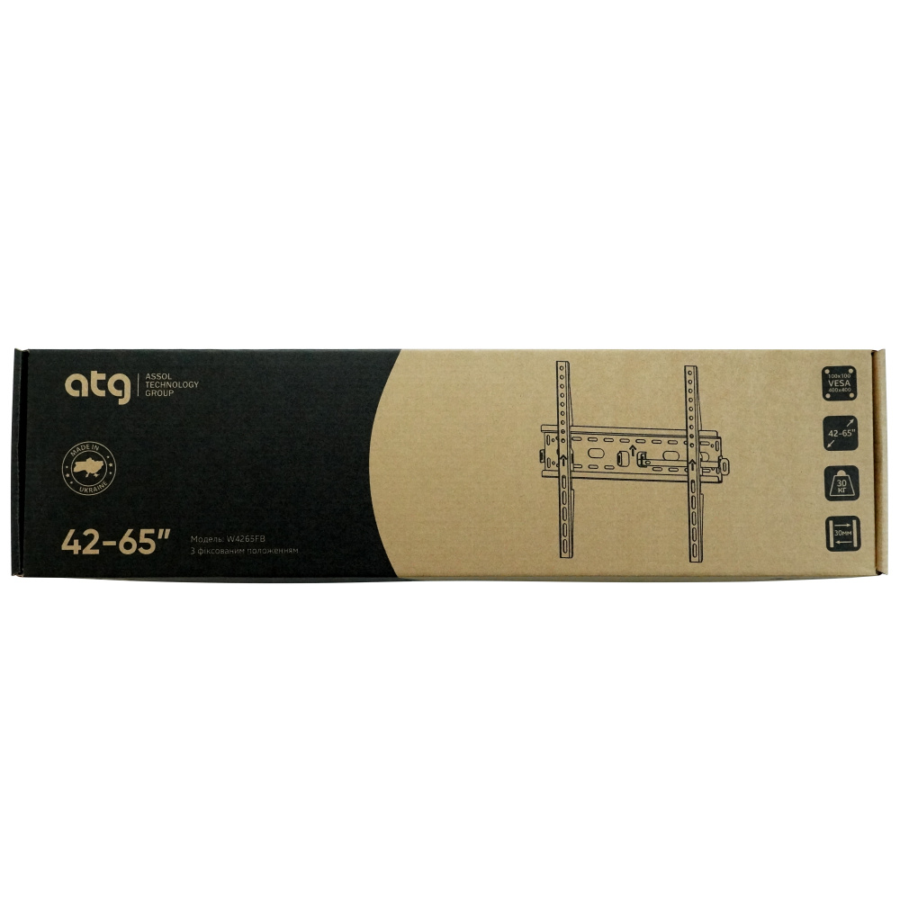 картинка Кронштейн ATG W4265FB (4820276050068) (VESA400х400) от магазина Компания+