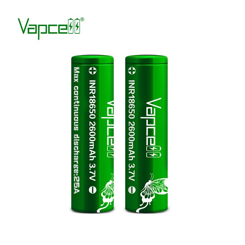Акумулятор Vapcell 18650 Li-Ion 2600mAh 1шт | ARAGO