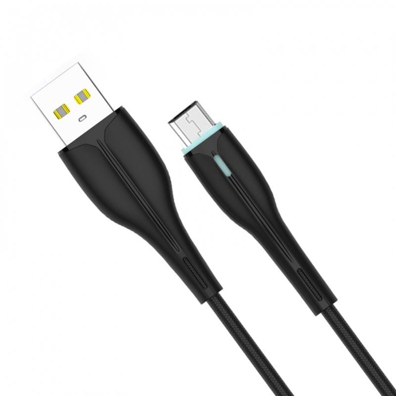 Кабель SkyDolphin S48V USB - micro USB (M/M), 1 м, Black (USB-000426) | ARAGO