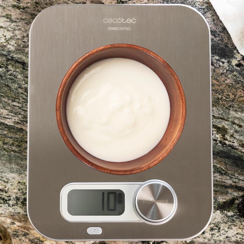 картинка Ваги кухонні Cecotec Control 10200 EcoPower Inox (CCTC-04143) от магазина Компания+