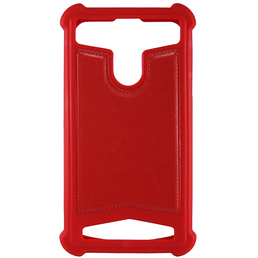 Накладка Leather Universal Case 4.5"-4,7" красный | ARAGO